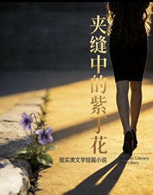 夹缝中的紫丁花